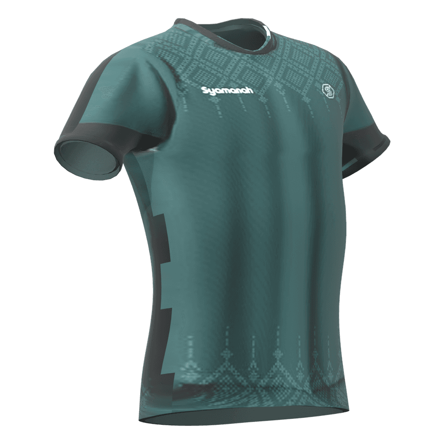 Jersey Songket, salah satu desain Syamanah